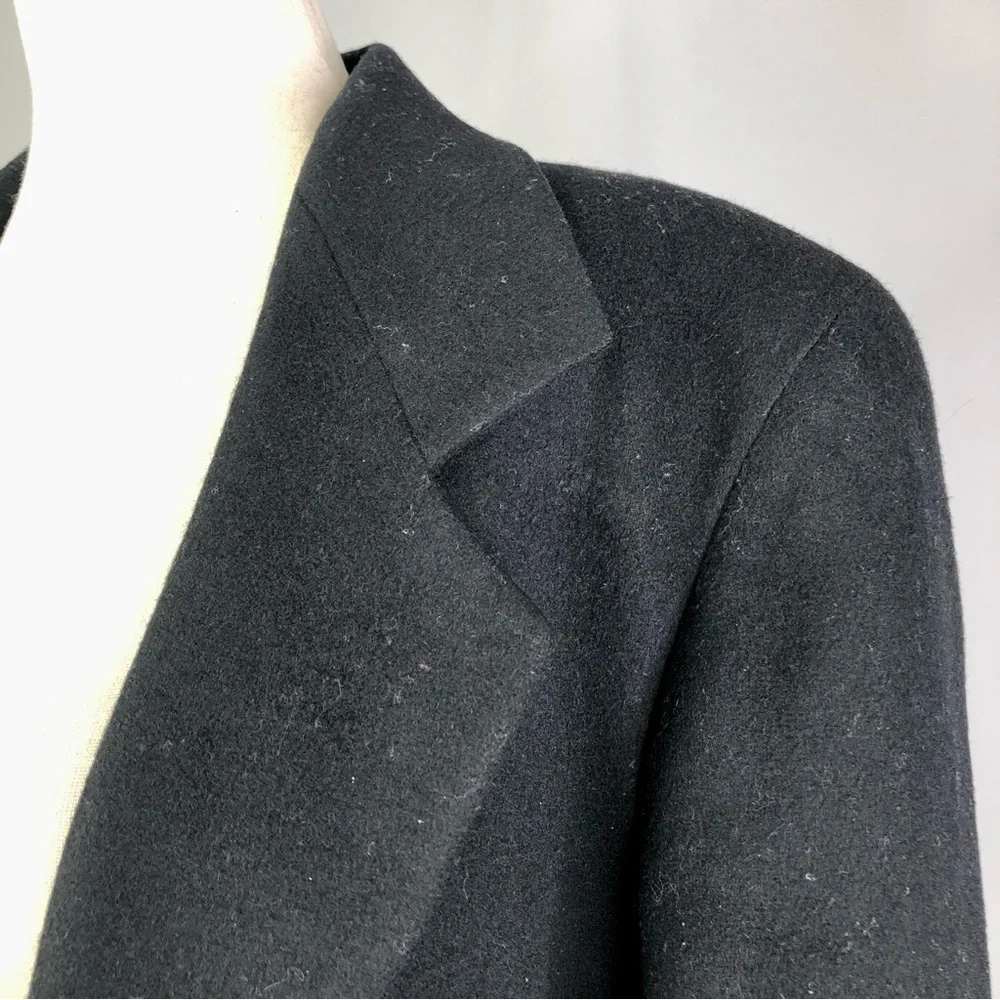 VINTAGE L.L. Bean black blazer sport coat made in USA 4P